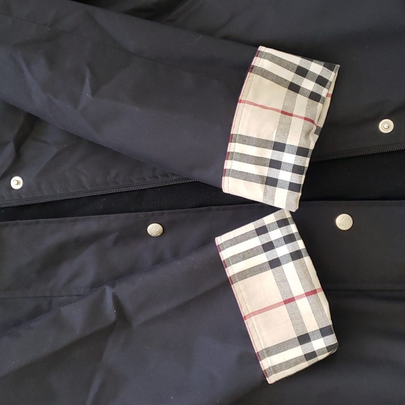 BURBERRY CHECK CUFFS WARM LINER HOODED RAINCOAT JACKET - Picture 11 of 14